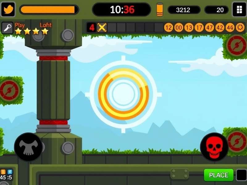 Blitz Loop Conqueror gameplay screenshot showing loop mechanics